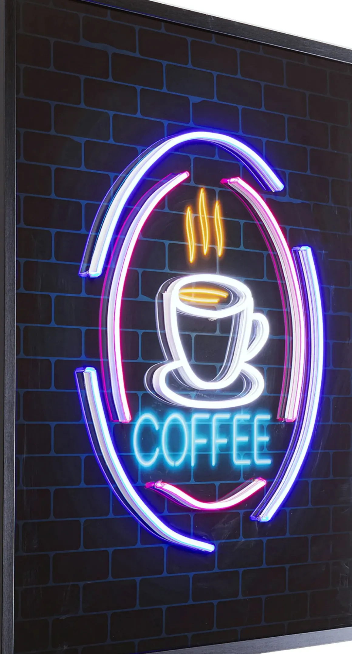 Tavla LED Coffee, 80x80cm - KARE Design