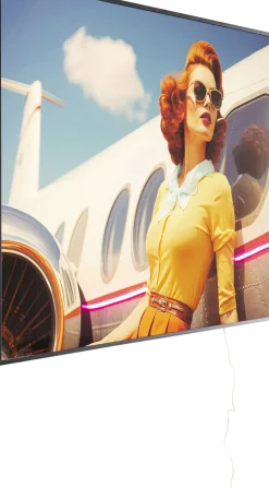 Tavla LED Jetset Lean Lady, 120x80cm - KARE Design