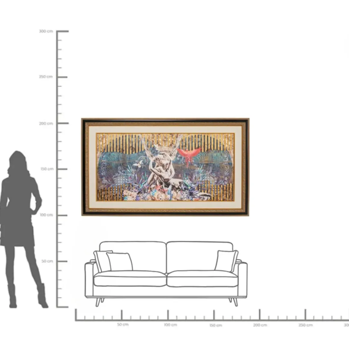 Tavla Lovers, 180x106cm - KARE Design