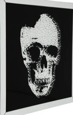Tavla Mirror Skull - Spegel, 100x100cm - KARE Design