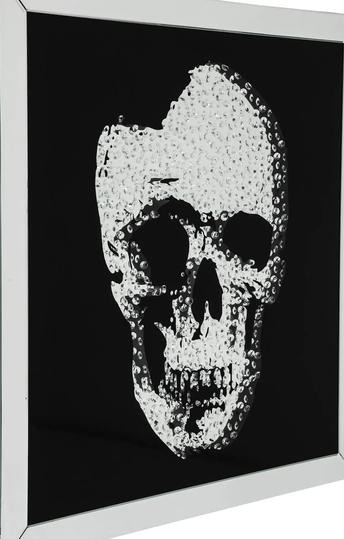 Tavla Mirror Skull - Spegel, 100x100cm - KARE Design
