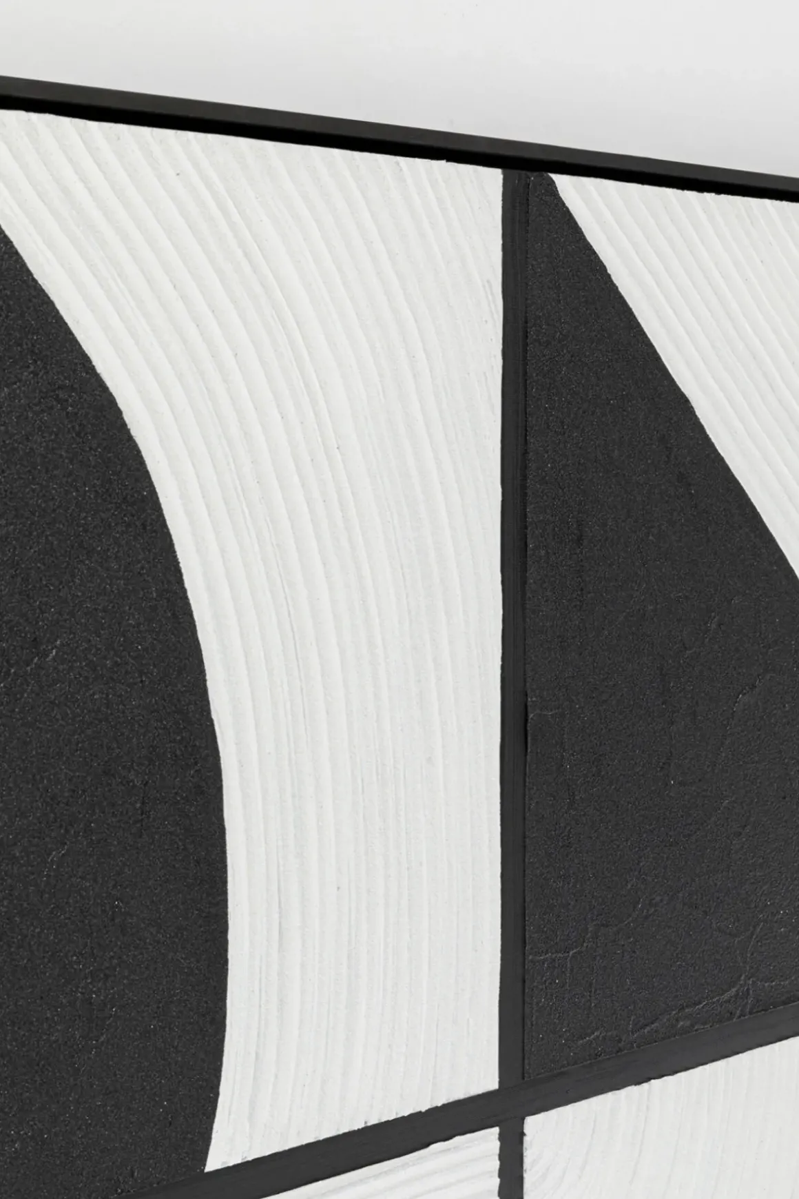 Tavla Modulo - Svart/Vit, 100x100cm - KARE Design