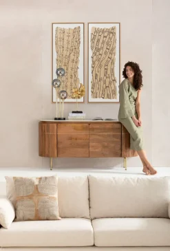 Tavla Native Spirals - 150x50cm - KARE Design