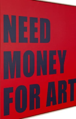 Tavla Need Money, 80x80cm - KARE Design