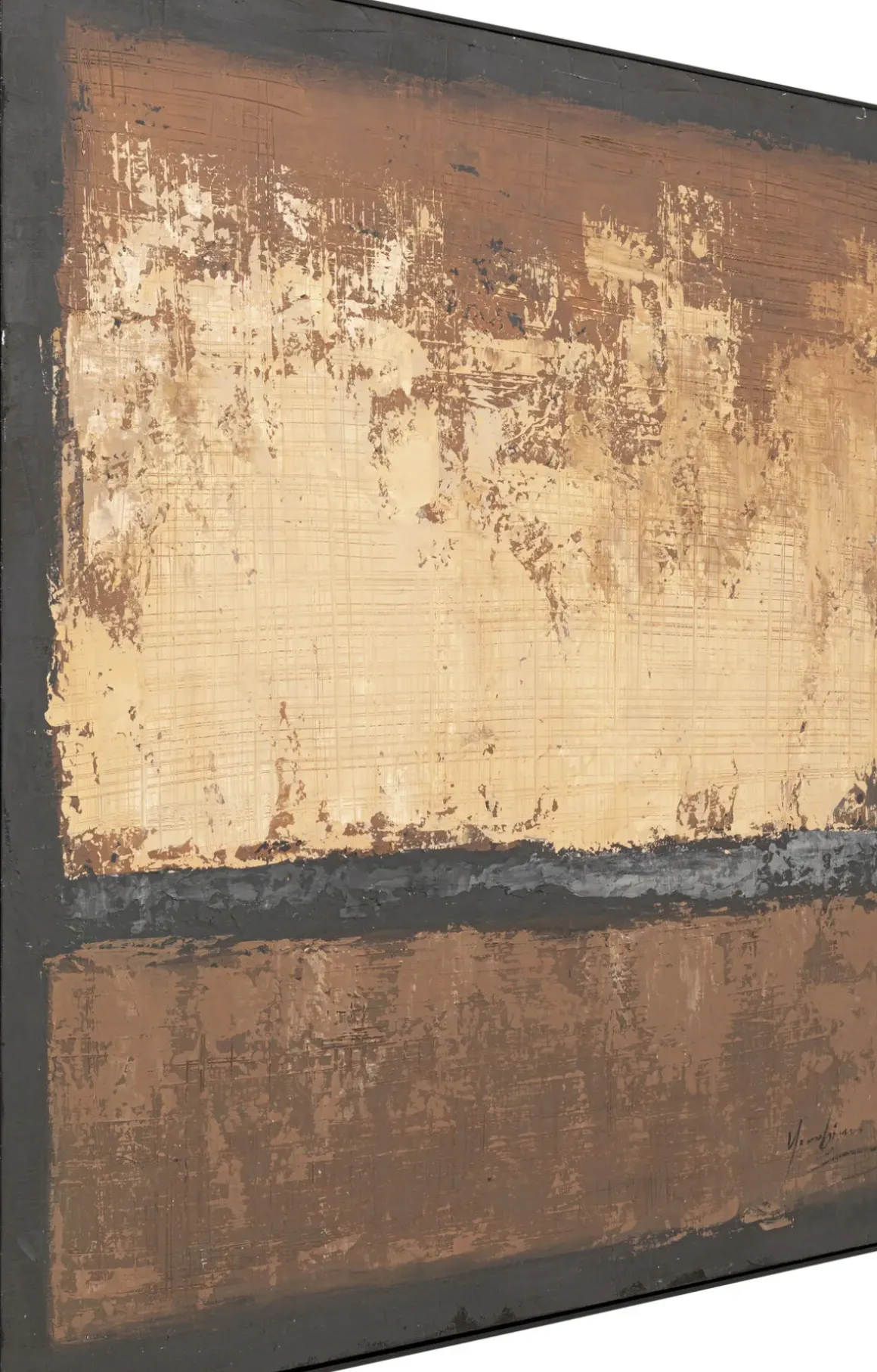 Tavla Silence - Brun, 120x120cm - KARE Design