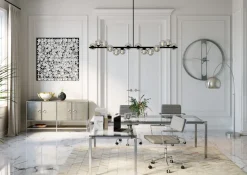 Tavla Silver Flower, 100x100cm - KARE Design