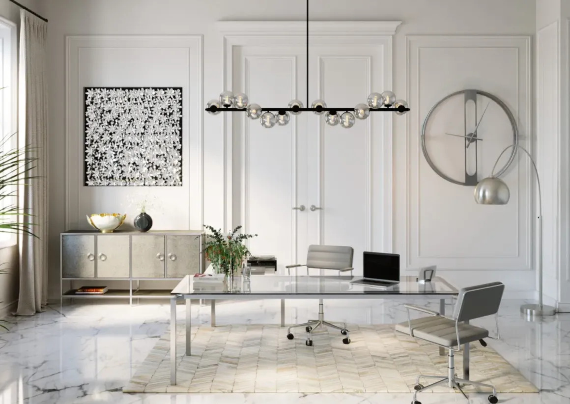 Tavla Silver Flower, 100x100cm - KARE Design