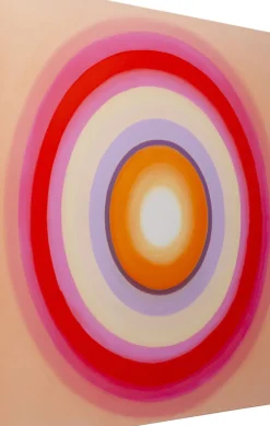 Tavla Tendency Circle Pink - Canvas, 120x120cm - KARE Design