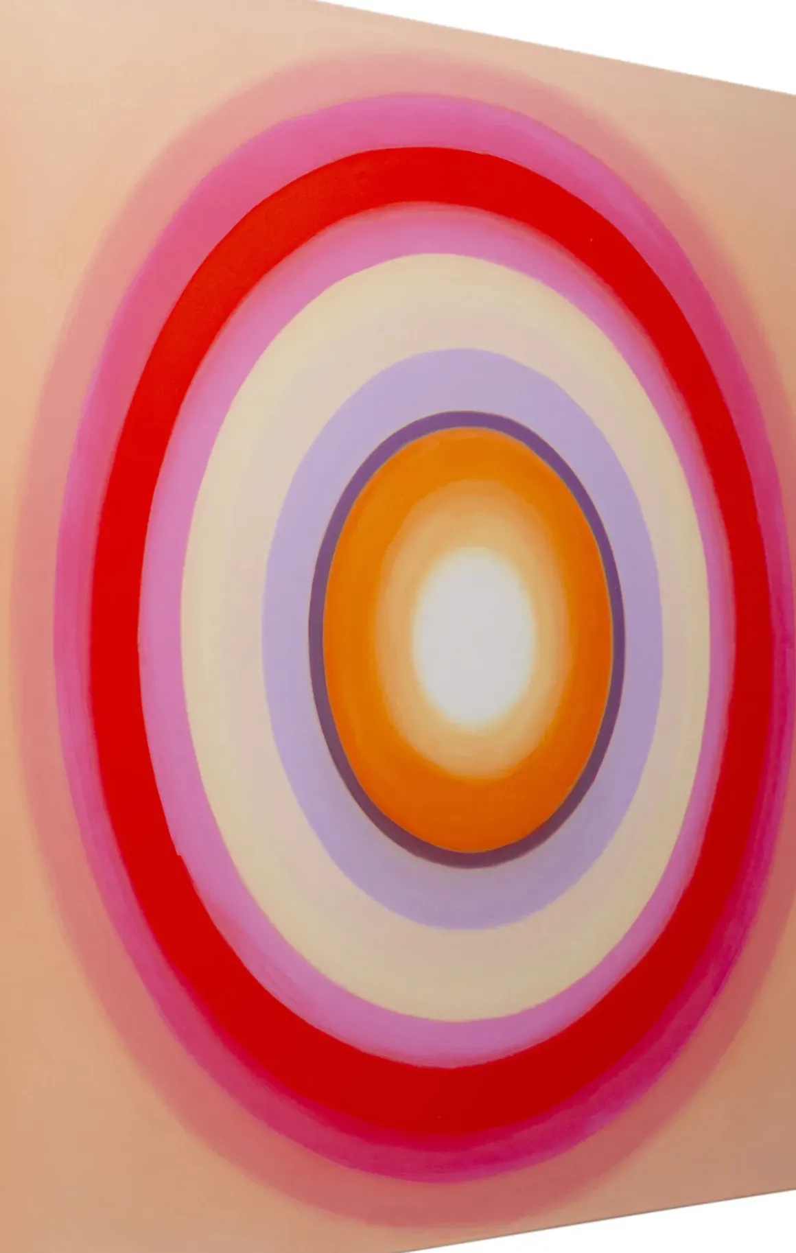 Tavla Tendency Circle Pink - Canvas, 120x120cm - KARE Design