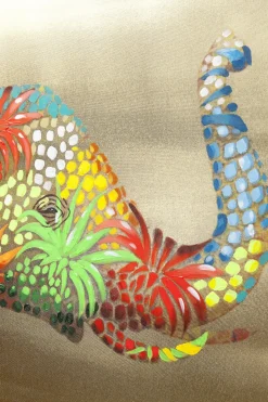 Tavla Touched Flower Elefant 90x120cm - KARE Design