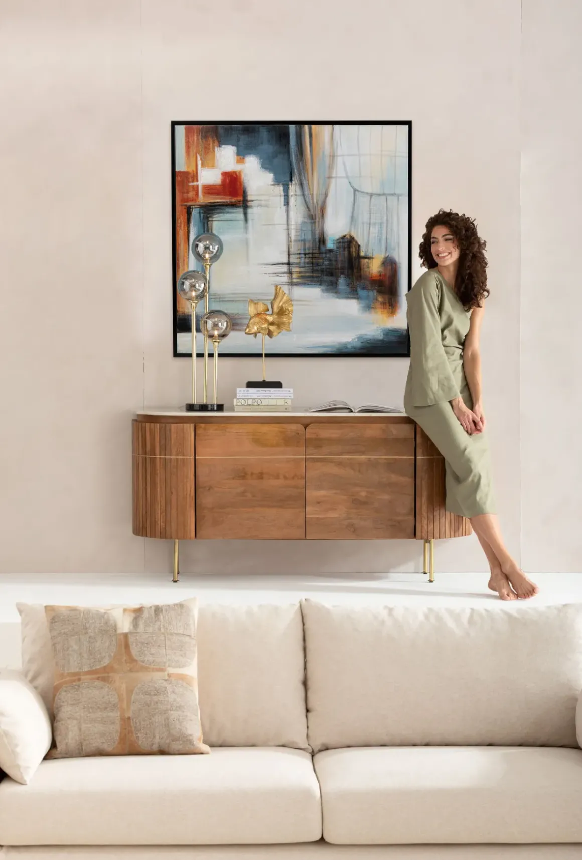 Tavla Visione Front - 100x100cm - KARE Design