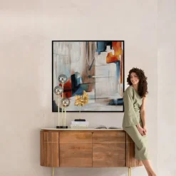 Tavla Visione Obliquo - 100x100cm - KARE Design