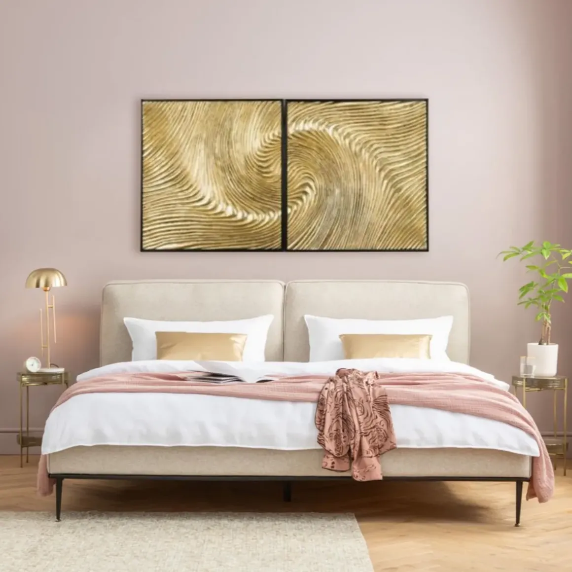 Tavla Wave - 2 Delar, 120x60cm - KARE Design