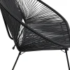 Trädgårdsbänk Acapulco - Svart, 121cm - KARE Design