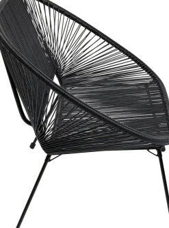 Trädgårdsbänk Acapulco - Svart, 121cm - KARE Design