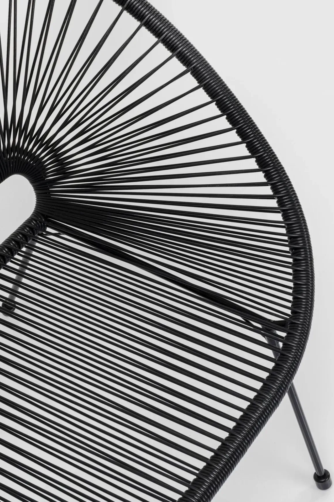Trädgårdsbänk Acapulco - Svart, 121cm - KARE Design
