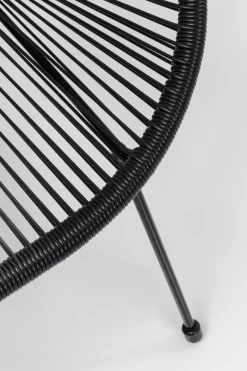 Trädgårdsbänk Acapulco - Svart, 121cm - KARE Design