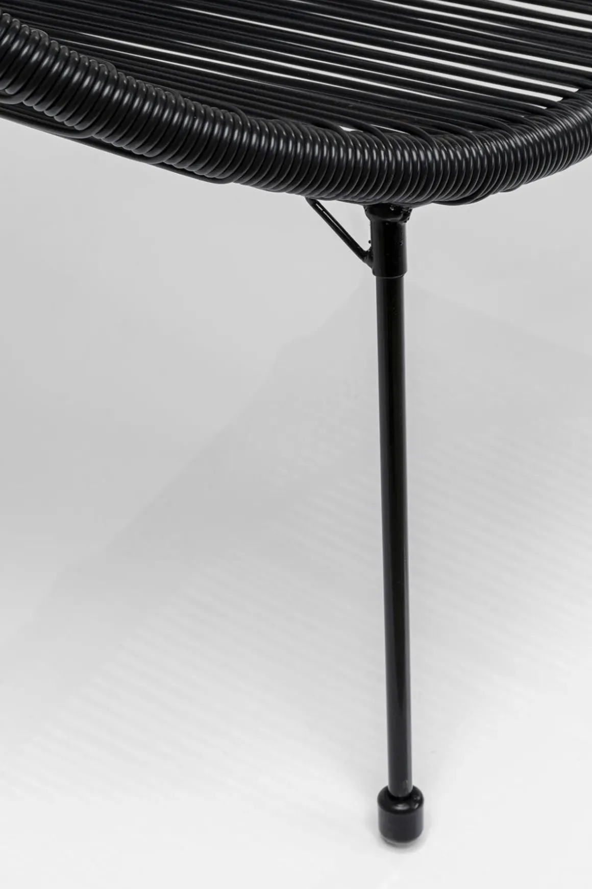 Trädgårdsbänk Acapulco - Svart, 121cm - KARE Design