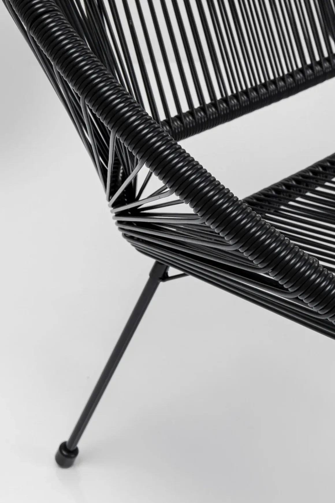 Trädgårdsbänk Acapulco - Svart, 121cm - KARE Design