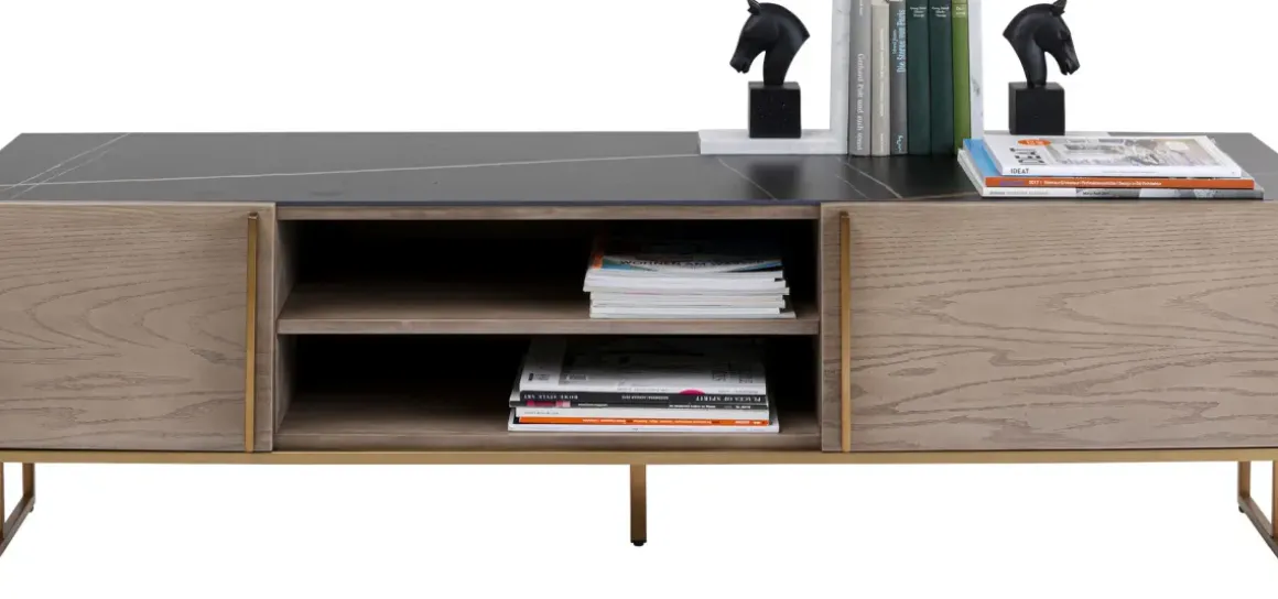Tv-Bänk Cesaro Ask, 50x160cm - KARE Design