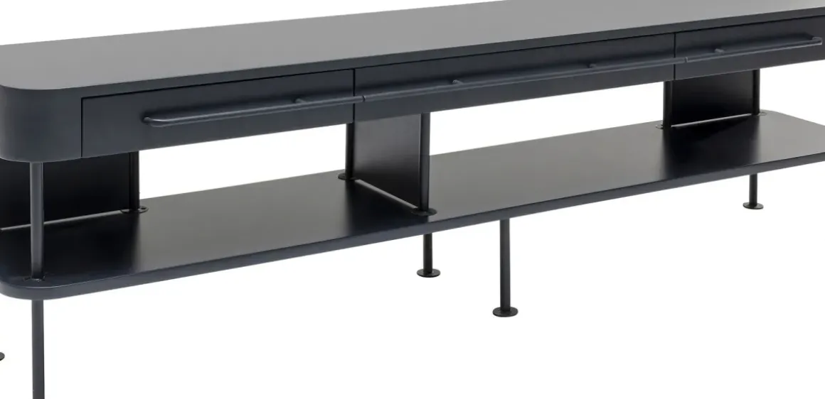 Tv-Bänk Montieri Grafitgrå, 46x160cm - KARE Design