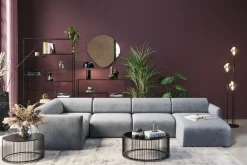U-Soffa Lucca 1:a Grå - Höger - KARE Design