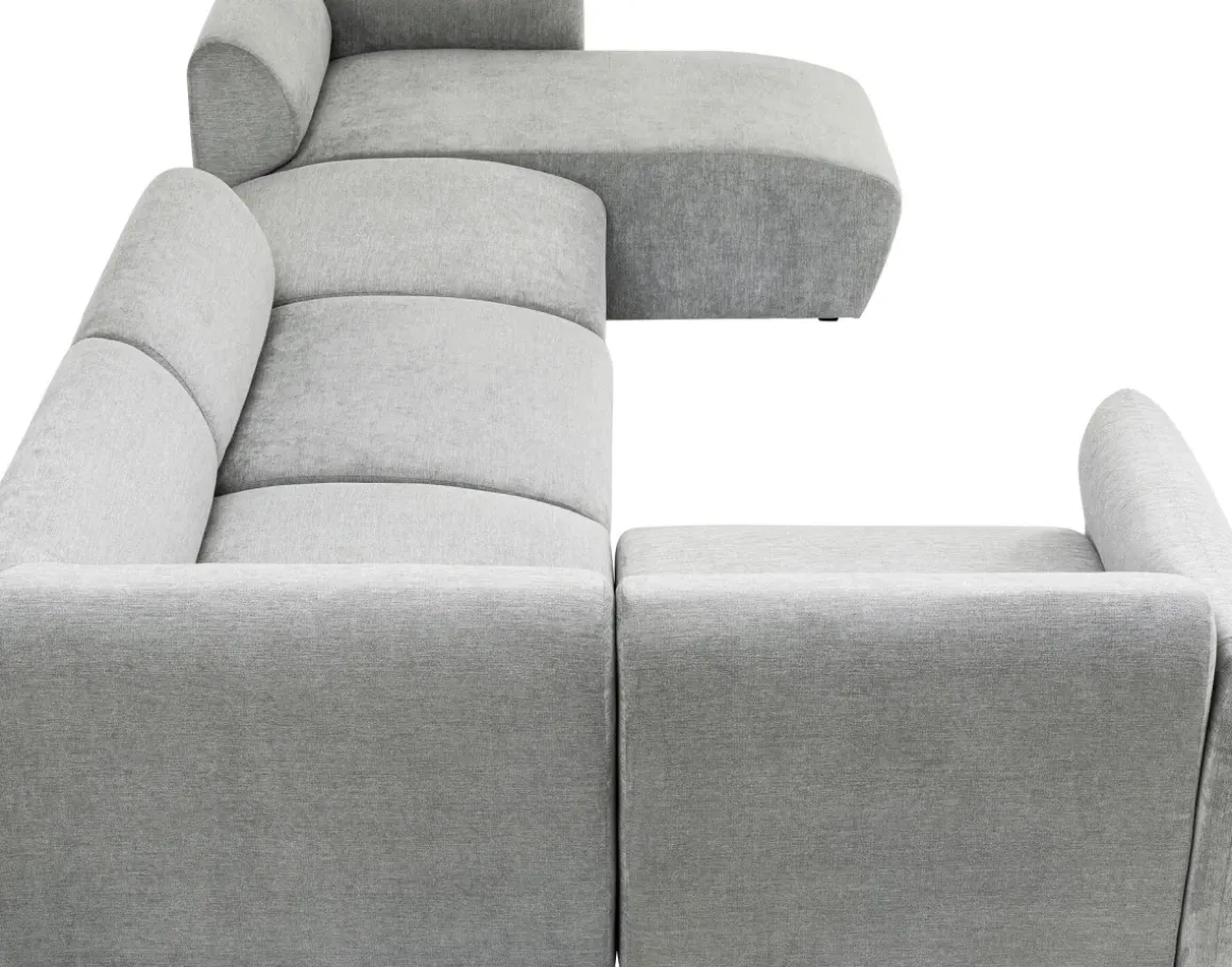 U-Soffa Lucca 2:a - Grå Höger - KARE Design