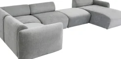 U-Soffa Lucca 2:a - Grå Höger - KARE Design