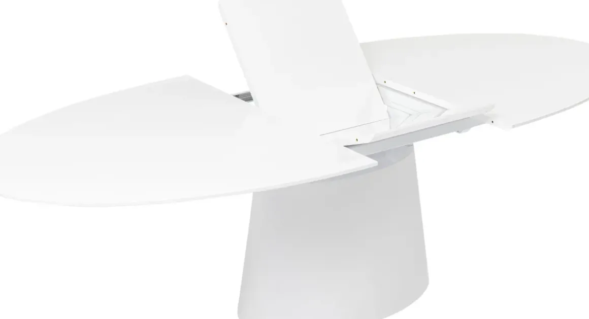 Utdragbart Bord Benvenuto - Ovalt Bord Vit, 200-250x110cm - KARE Design