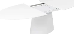 Utdragbart Bord Benvenuto - Ovalt Bord Vit, 200-250x110cm - KARE Design