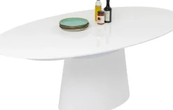 Utdragbart Bord Benvenuto - Ovalt Bord Vit, 200-250x110cm - KARE Design