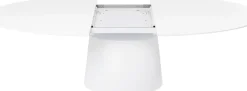 Utdragbart Bord Benvenuto - Ovalt Bord Vit, 200-250x110cm - KARE Design