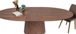 Utdragbart Bord Benvenuto - Ovalt Bord Valnöt, 200-250x110cm - KARE Design