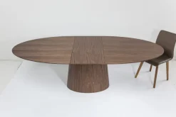 Utdragbart Bord Benvenuto - Ovalt Bord Valnöt, 200-250x110cm - KARE Design