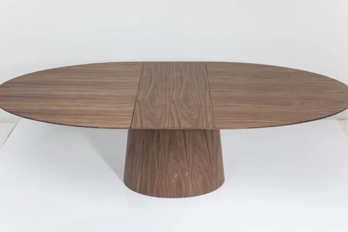 Utdragbart Bord Benvenuto - Ovalt Bord Valnöt, 200-250x110cm - KARE Design