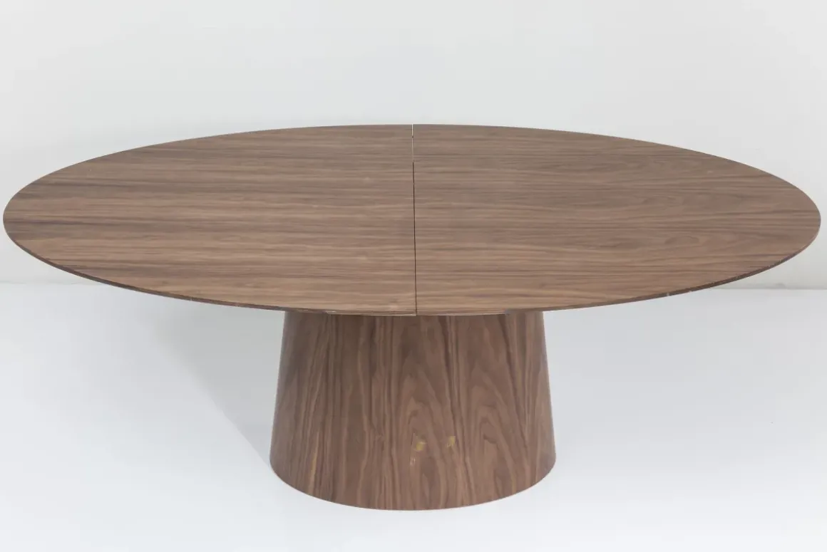 Utdragbart Bord Benvenuto - Ovalt Bord Valnöt, 200-250x110cm - KARE Design
