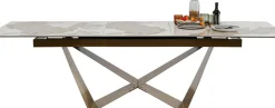 Utdragbart Bord Connesso - Mässing, 200(+60)x100cm - KARE Design