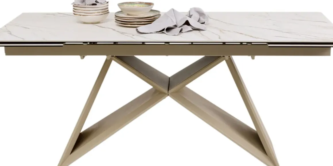 Utdragbart Bord Nelly - Greige 180(40+40)x90cm - KARE Design