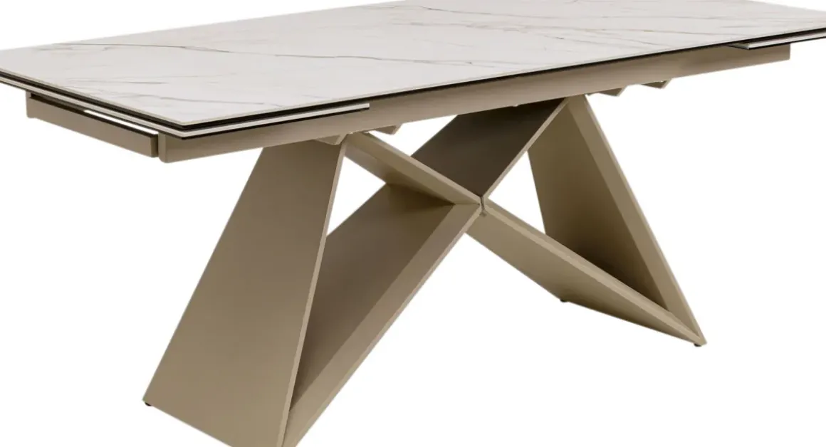 Utdragbart Bord Nelly - Greige 180(40+40)x90cm - KARE Design