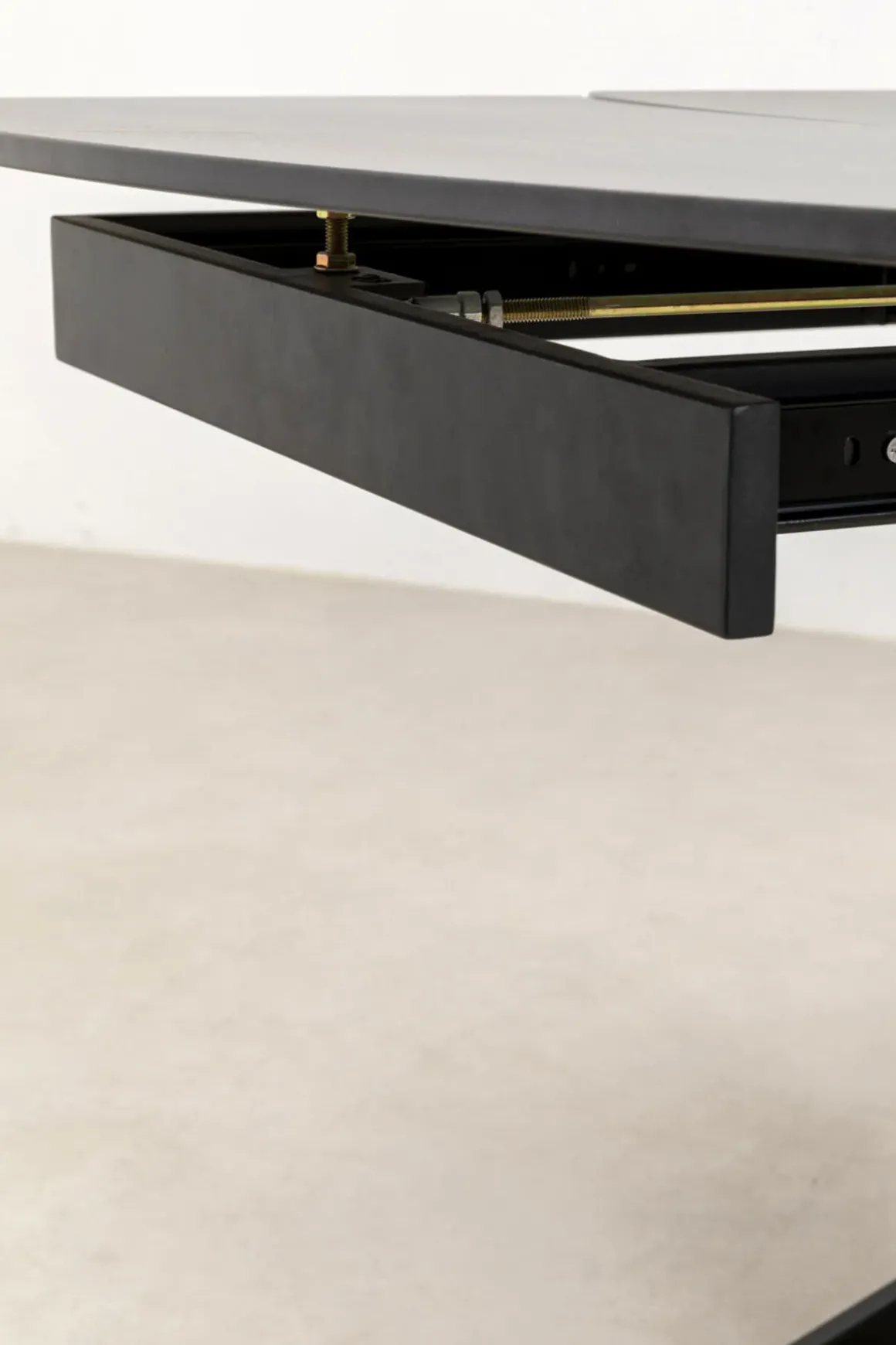 Utdragbart Bord Twist - Svart, 120(30+30)x90cm - KARE Design