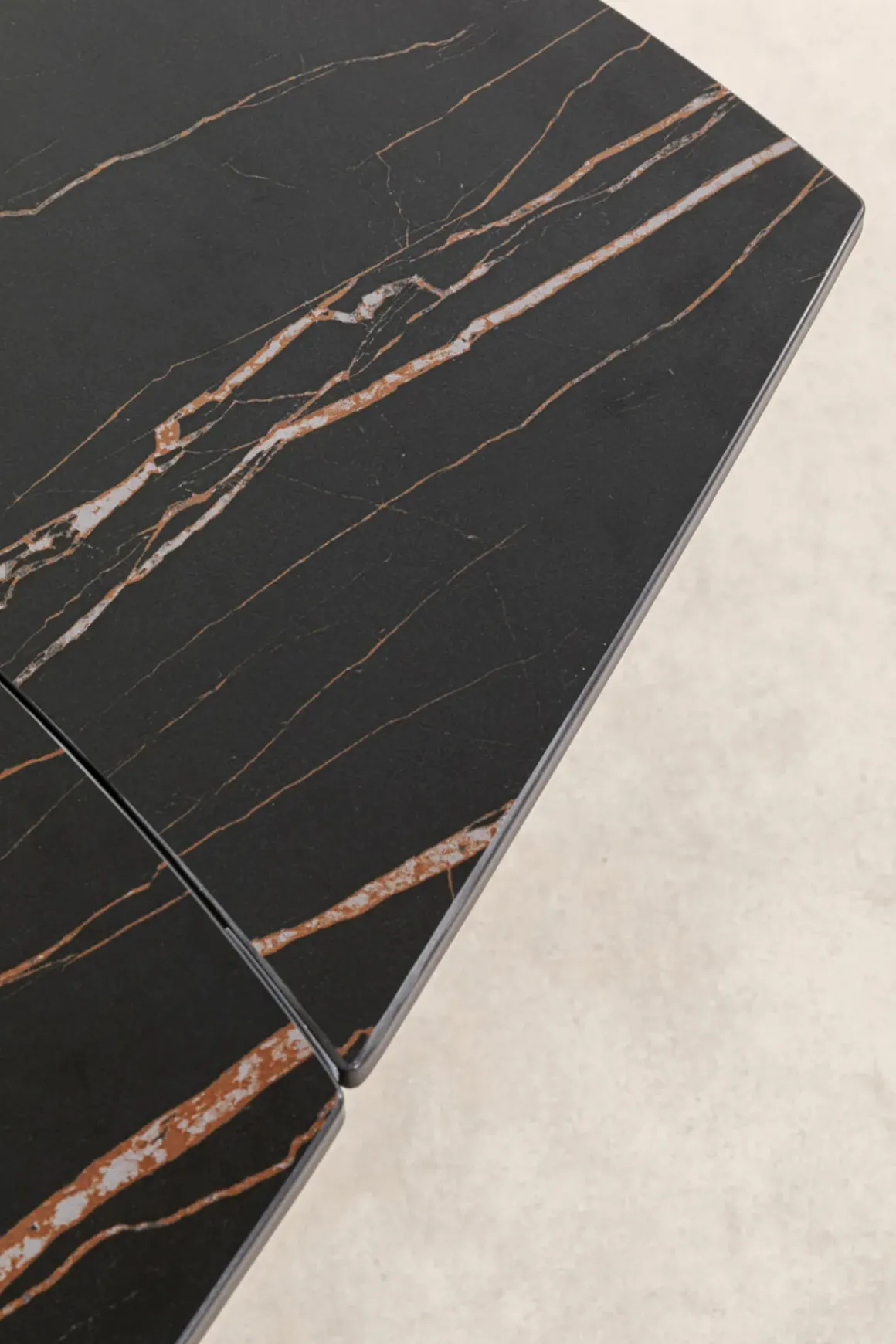 Utdragbart Bord Twist - Svart, 120(30+30)x90cm - KARE Design