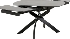 Utdragbart Bord Twist - Svart, 120(30+30)x90cm - KARE Design