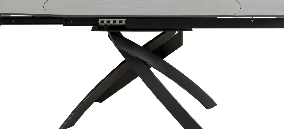 Utdragbart Bord Twist - Svart, 120(30+30)x90cm - KARE Design