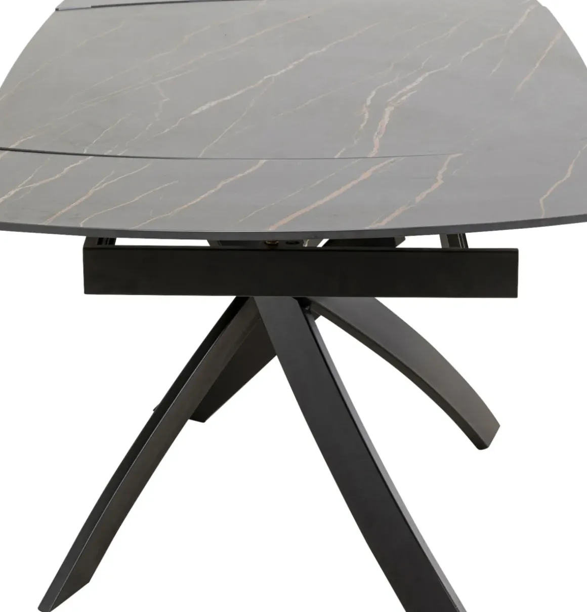 Utdragbart Bord Twist - Svart, 120(30+30)x90cm - KARE Design