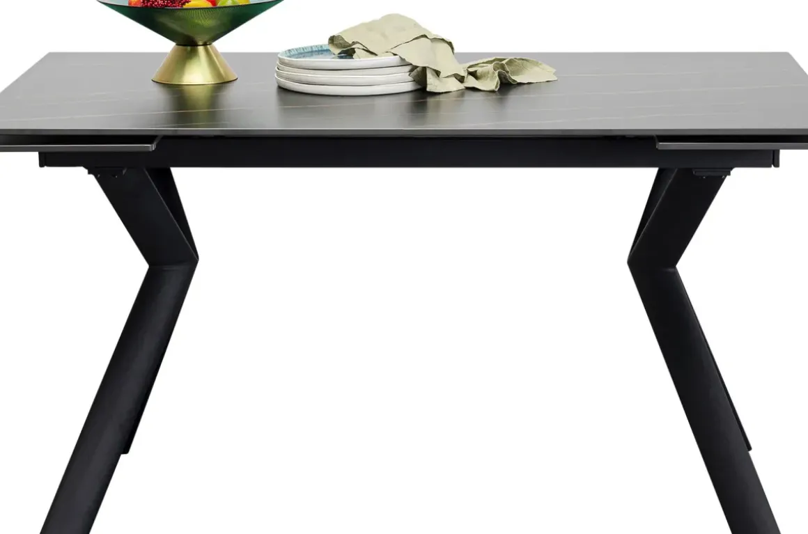 Utdragbart Bord Xenia - Svart, 140(30+30)x80cm - KARE Design