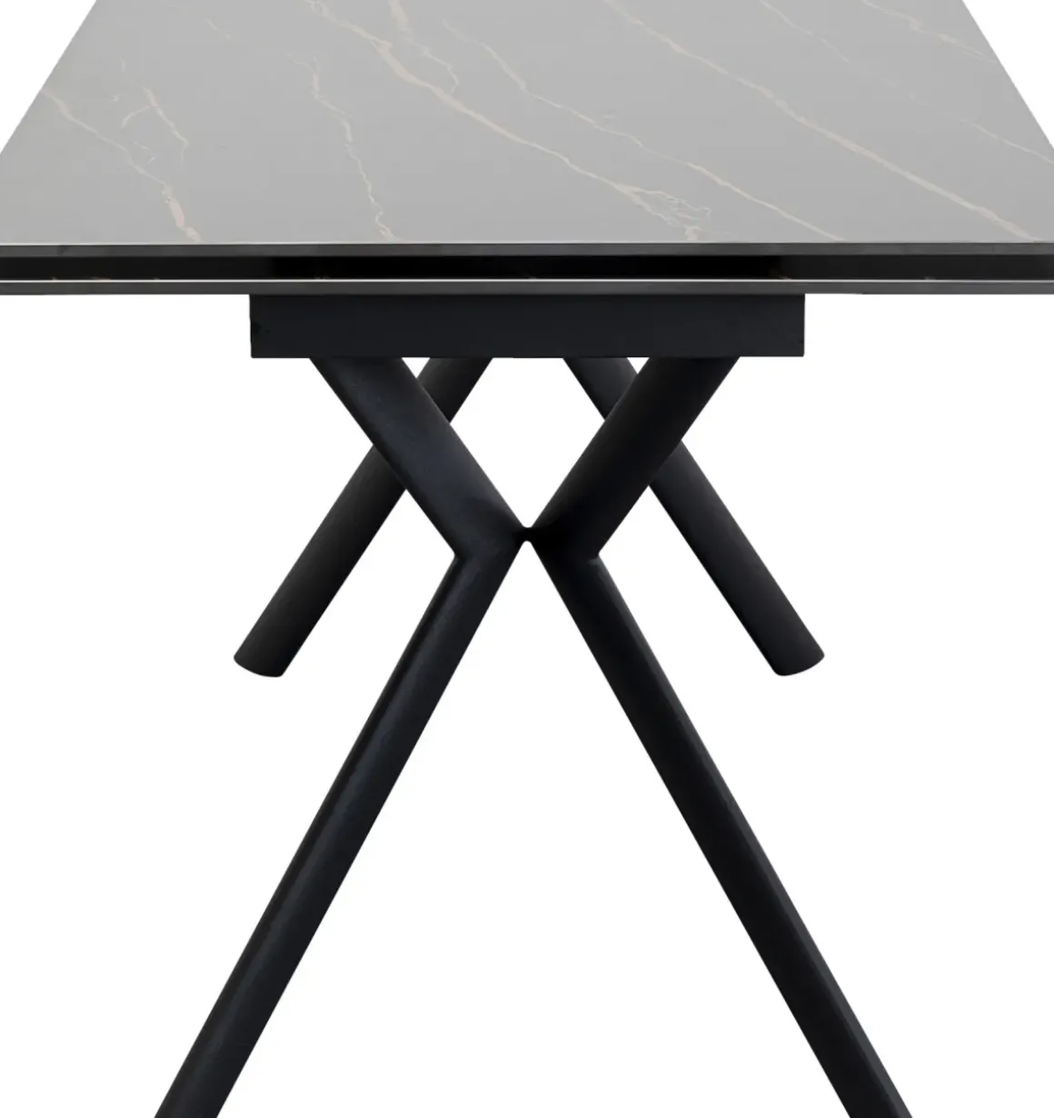 Utdragbart Bord Xenia - Svart, 140(30+30)x80cm - KARE Design