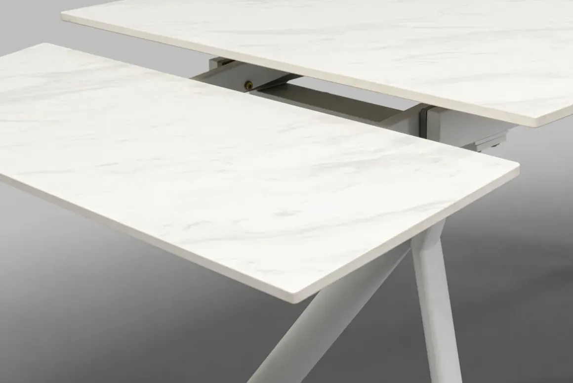 Utdragbart Bord Xenia - Vit 140(30+30)x80cm - KARE Design