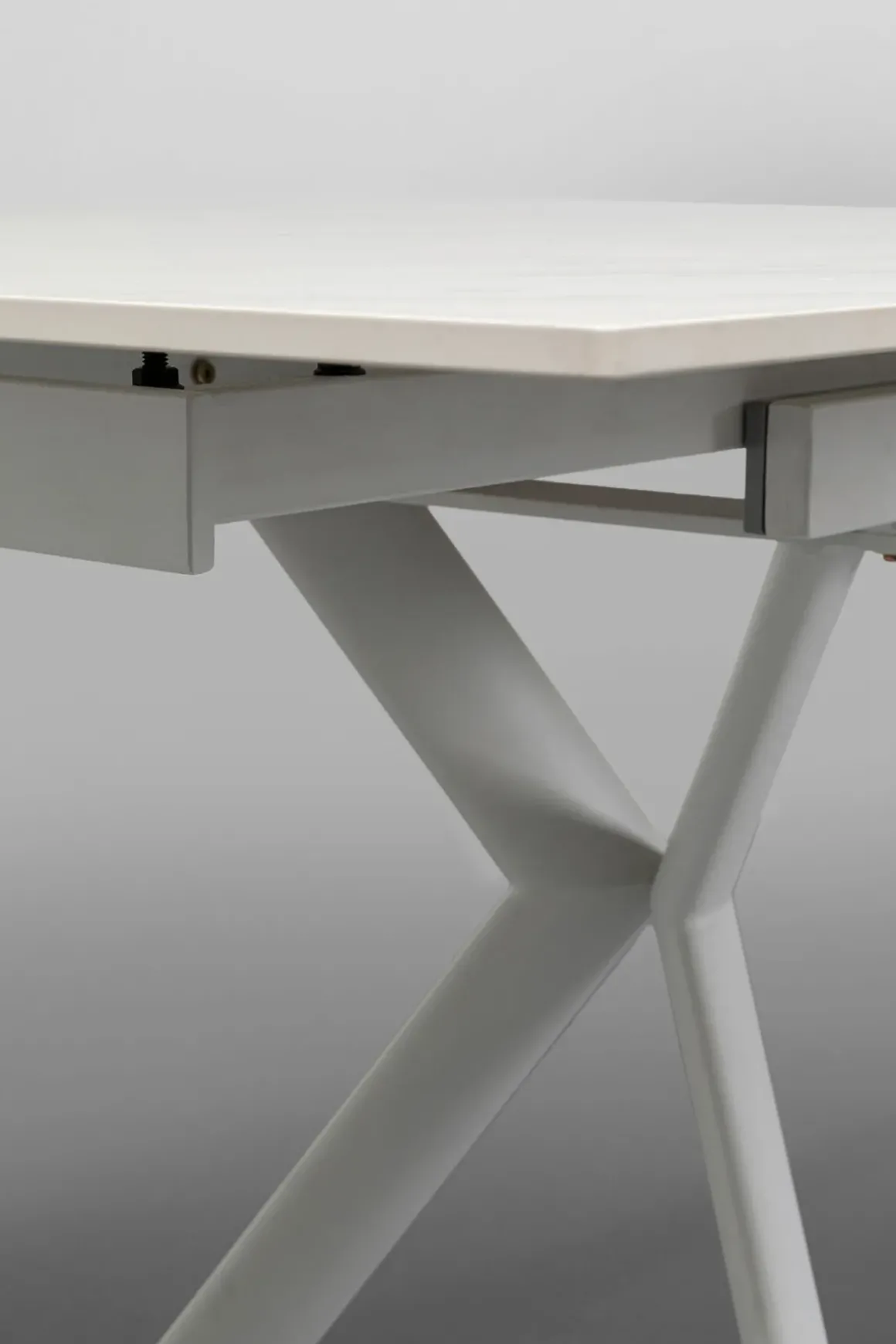 Utdragbart Bord Xenia - Vit 140(30+30)x80cm - KARE Design
