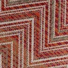 Uterumsmatta Zigzag - Röd, 330x230cm - KARE Design
