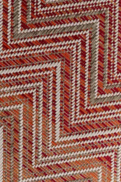 Uterumsmatta Zigzag - Röd, 330x230cm - KARE Design